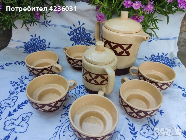 СОЦ сервиз за кафе/чай, снимка 2 - Сервизи - 54995260