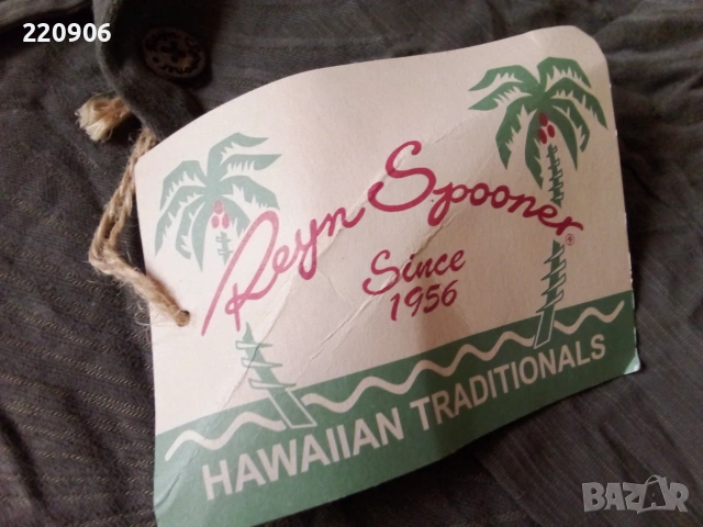 Reyn Spooner USA original Hawaiian Vintage коприна/памук, снимка 3 - Ризи - 54961270