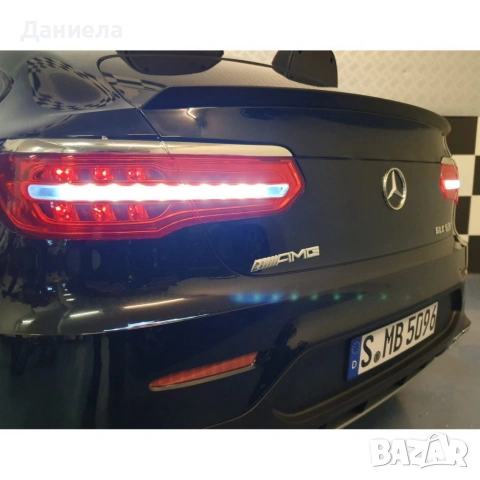 Акумулаторен джип Mercedes GLC63 COUPE 4X4 с меки гуми 12V, снимка 11 - Други - 54970234