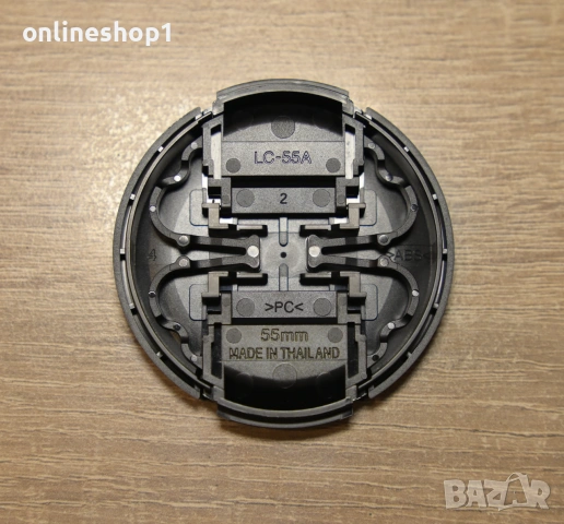 Оригинална предна капачка за обектив Nikon LC-55A (55mm) , снимка 2 - Обективи и филтри - 55064445