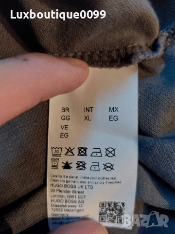 Мъжка тениска с яка Boss XL, снимка 6 - Тениски - 54362911