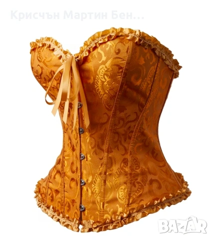 Дамски корсет и прашки KRS-DANT, 2 Части, Дантела, Бял, XS/S. m, снимка 10 - Корсети, бюстиета, топове - 53824582