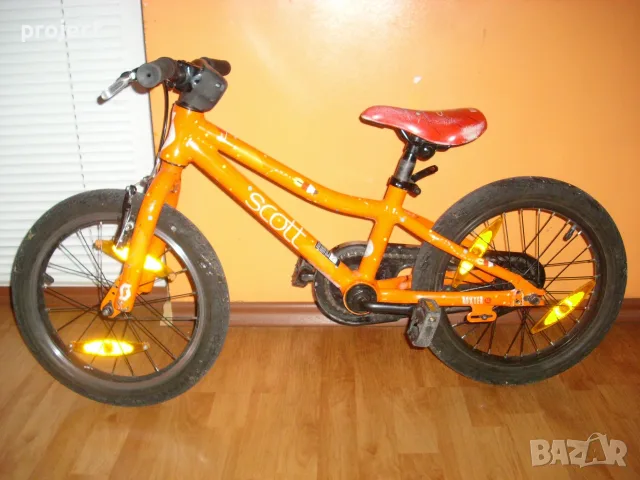 SCOTT 16 ″ АЛУМИНИЕВ USA Детски велосипед,колело със спомагателни колела.Промо!, снимка 2 - Детски велосипеди, триколки и коли - 55404274