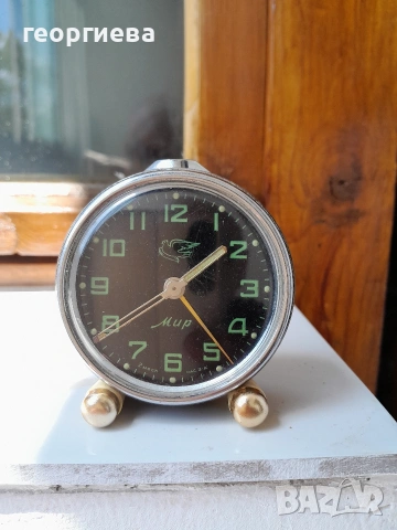 съветски будилници МИР 1960г, снимка 9 - Антикварни и старинни предмети - 54341442