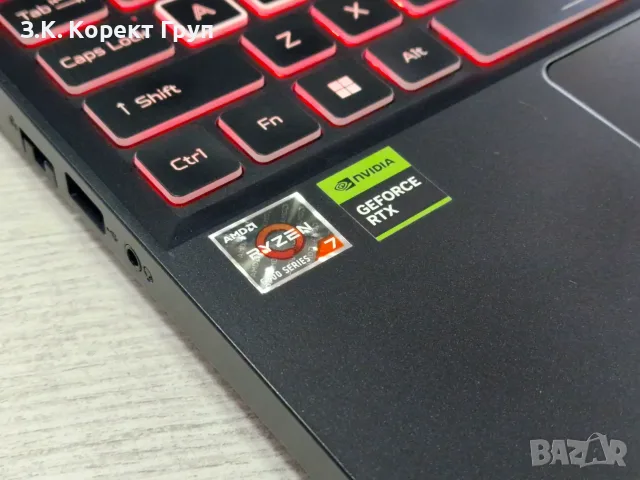 Геймърски лаптоп Acer Nitro 5 (AN515-46) | RTX 3070 Ti (8GB) | Ryzen 7 6800H | Кашон, снимка 7 - Лаптопи за игри - 55310707