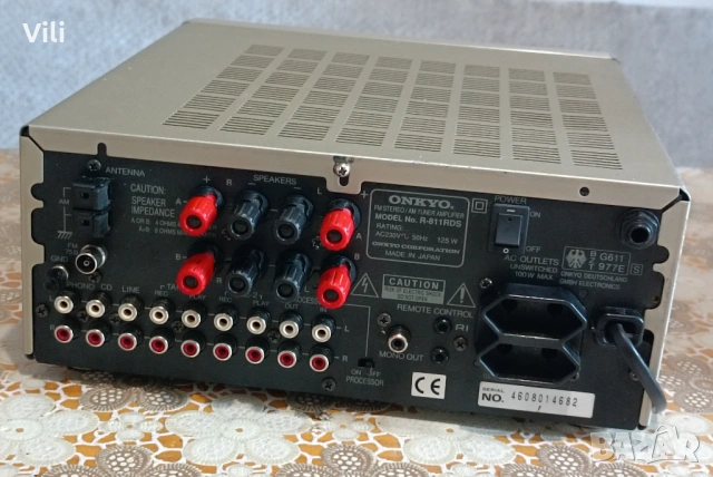 Onkyo R811 RDS.За ремонт, снимка 4 - Ресийвъри, усилватели, смесителни пултове - 54754890