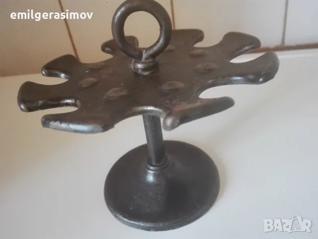 Газена лампа и маша (дилаф) и стойка за печати., снимка 11 - Антикварни и старинни предмети - 40134128