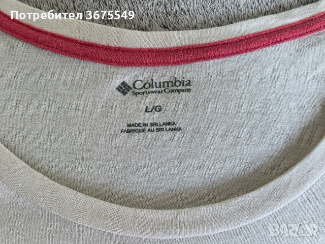 Дамска тениска Columbia - размер L, снимка 3 - Тениски - 54763461
