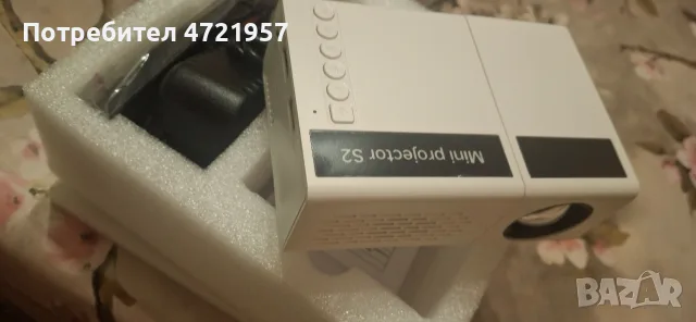 Продавам чисто нов LED проектор S2 , снимка 3 - Плейъри, домашно кино, прожектори - 55406286