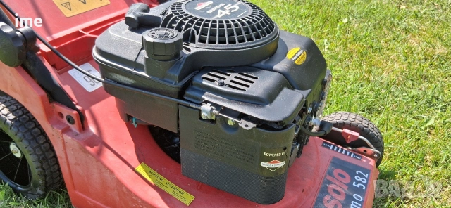 Бензинова косачка НОМЕР 42. Solo Primo. Четиритактов двигател на Briggs&Stratton. 39 см. ширина..., снимка 11 - Градинска техника - 54693762