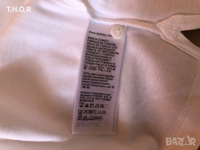 Tommy Hilfiger TOMMY JEANS Polo Shirt ОРИГИНАЛНИ мъжки поло тениски - M/L, снимка 12 - Тениски - 54982127
