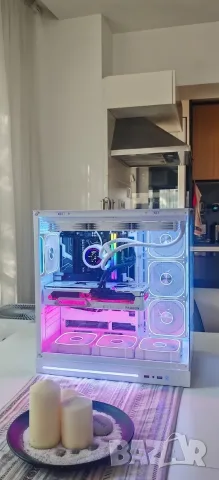 Мощно ТОП Геймърско PC Ryzen 7 9800X3D/64Gb Corsair/2.5TB SSD NvME/RX 9070XT 16Gb/WiFi&BT/Гаранция