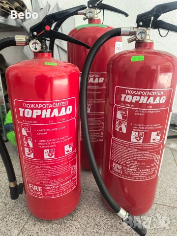 Пожарогасители Торнадо нови със заверки, снимка 2 - Аксесоари и консумативи - 54571879
