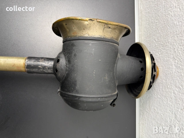 Файтонджийски месингов фенер. №8118, снимка 5 - Антикварни и старинни предмети - 54289873