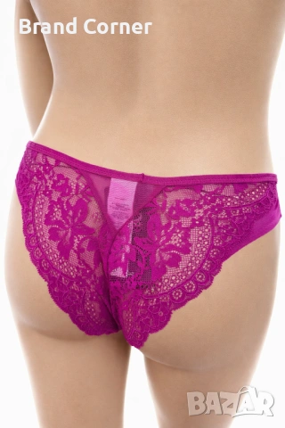 Hunkemöller дамско дантелено долнище, размер S, цвят фуксия, снимка 4 - Бельо - 54531290