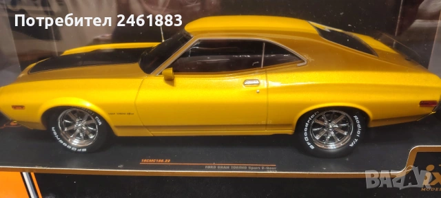 1/18 Minichamps Lancia Stratos и IXO Ford Gran Torino колекционерски метални колички. Нови, снимка 9 - Колекции - 54844076
