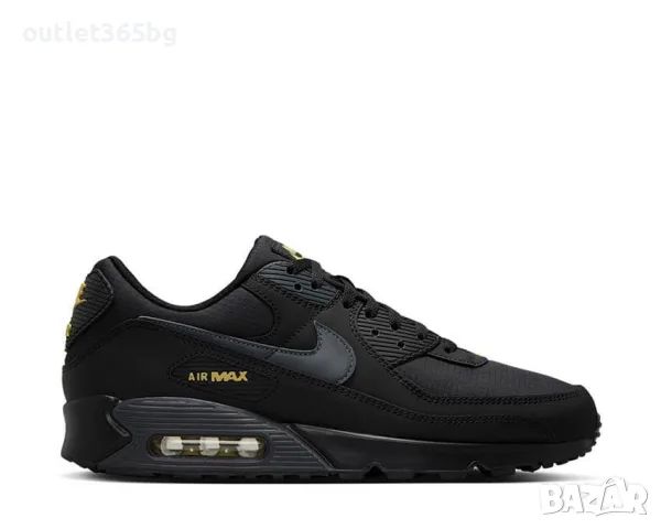Nike - Air Max 90 "Black" №41,№45,№46 Оригинал Код 593