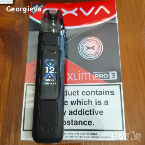 OXVA XLIM PRO 3 с 4 картриджа, пълен комплект под система. Нова !