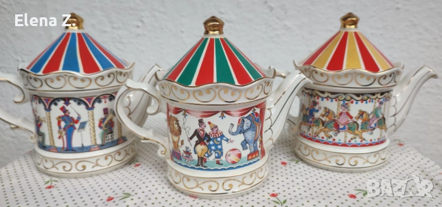 Чайник Беседка с оркестър Sadler Англия, снимка 5 - Аксесоари за кухня - 53999667