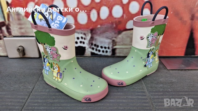 Английски детски гумени ботуши-BLUEY 