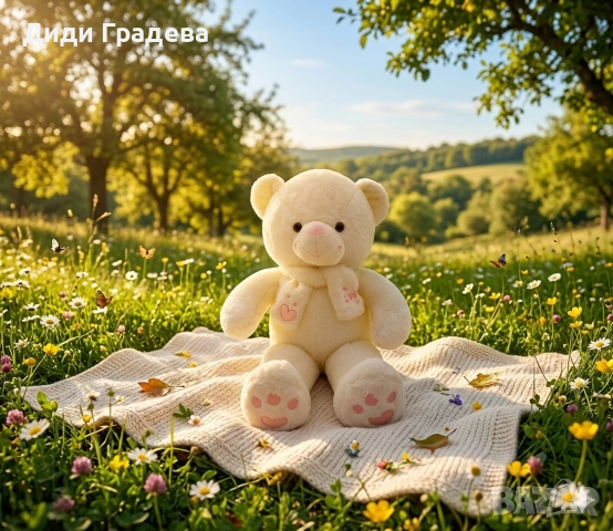 Голямо плюшено мече, снимка 10 - Плюшени играчки - 54100836