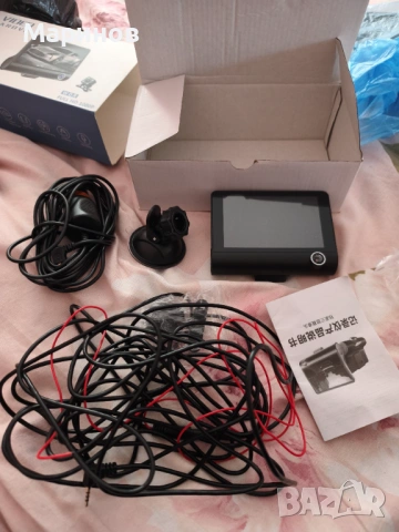 Видеорегистратор Amio с 2 камери FUll HD VIDEO CAR DVR + Камера за задно , снимка 3 - Навигация за кола - 54312608