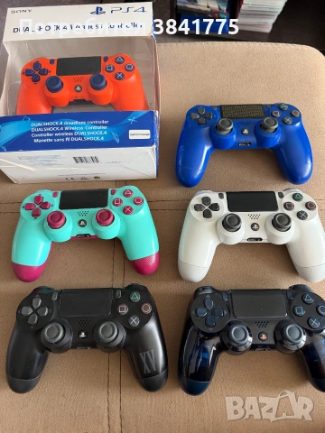 Dualshock контролери употребявани, комплект от 6 за PlayStation 4