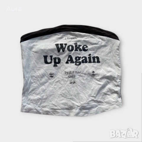 Bershka Strapless crop top 