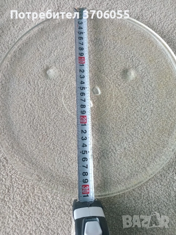 Чиния за микровълнова фурна 310мм.с детелина!, снимка 3 - Печки, фурни - 54041451