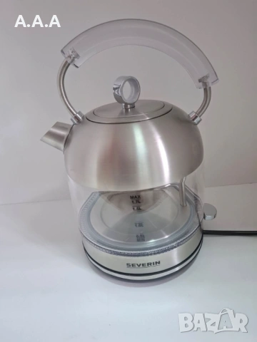 Severin WK3459 Ретро стъклена кана, 1.7л, 2400W, снимка 4 - Кани - 54612733