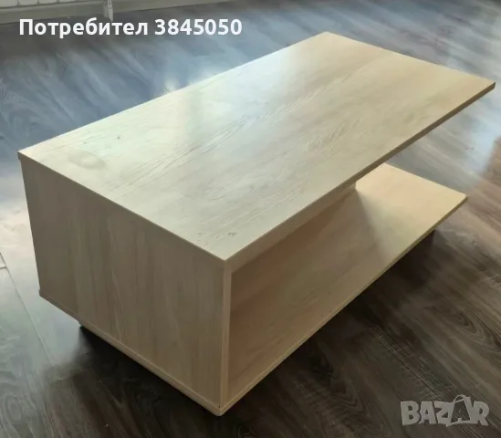 Холна маса с раздвижен дизайн (Цвят: Светъл дъб / Сонома), снимка 4 - Маси - 55639693