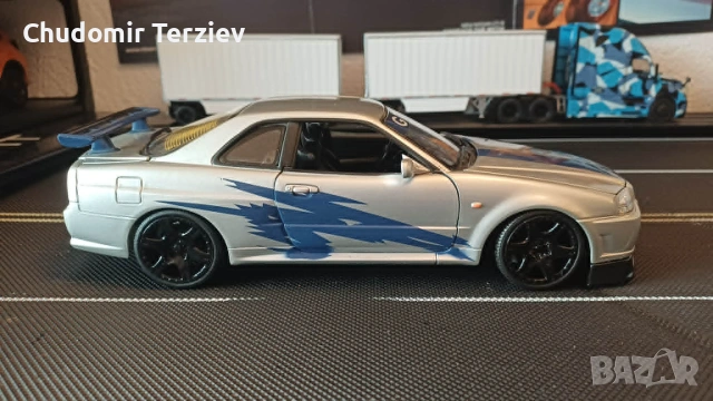 Мащабни модели коли 1:18 / GT-SPIRIT Ford Mustang GTD / MOTORMAX Nissan Skyline R34, снимка 8 - Колекции - 54911522