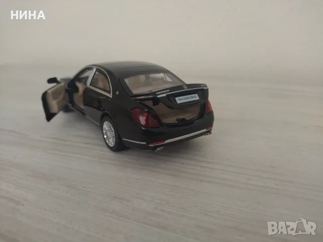 Метална количка Mercedes -Benz S 600 !!, снимка 4 - Колекции - 55666549