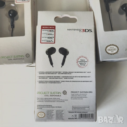 Оригинални слушалки за Nintendo 3DS, DSI, 2DS, XL, снимка 2 - Аксесоари - 54725694