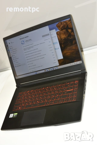 Gaming Laptop MSI GF63 10SCSR I5 16 GB 1650 TI SSD - топ състояние, снимка 5 - Лаптопи за игри - 53232154