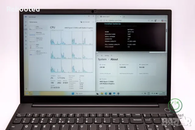 Lenovo ThinkPad E15 Gen 3 – Ryzen 5 / 16GB , снимка 6 - Лаптопи за работа - 53828209