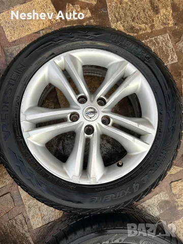4бр. алуминиеви джанти от Nissan Juke 17 цола., снимка 4 - Гуми и джанти - 55579637