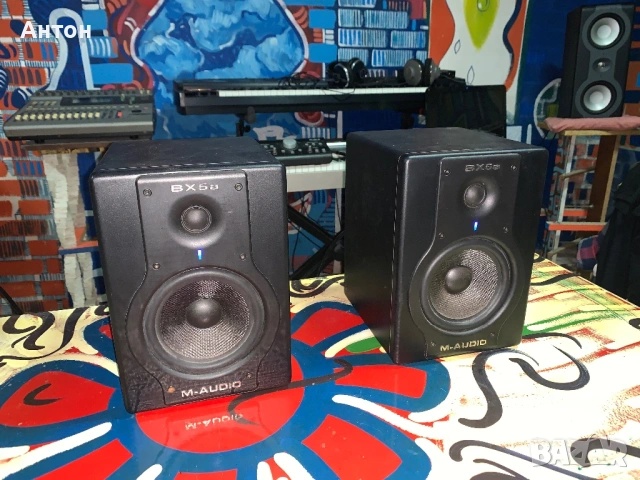 2 x M audio BX5a Deluxe Мониторни Активни Тонколони / Active Speakers, снимка 4 - Тонколони - 54557047