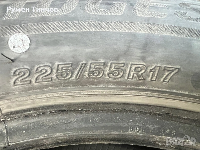 2бр зимни гуми 225-55-17, снимка 3 - Гуми и джанти - 54513894