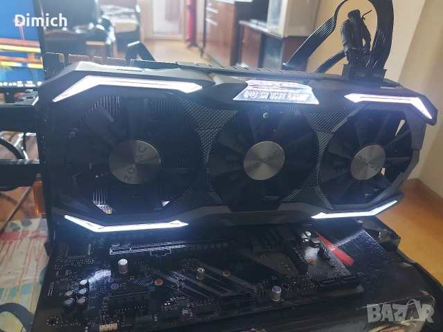 Видеокарта Zotak GTX 1070 8GB, снимка 8 - Видеокарти - 54810797