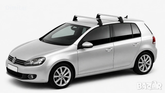 VW Golf V - VI - Jetta Оригинален багажник за покрив (напречни греди, релси, рейлинг)