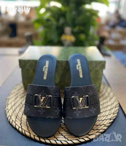 Louis Vuitton Нови Дамски Чехли Луи Витон Различни Цветове , снимка 2 - Чехли - 55329797
