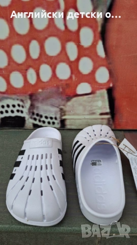 Английски детски оригинални чехли Adidas , снимка 8 - Детски сандали и чехли - 54379518