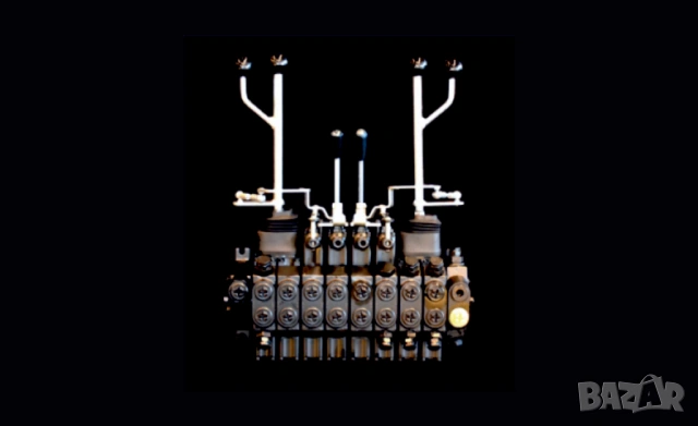 Хидравличен разпределител с 4 дръжки / 8 функции XYZ – Tronex BG | Финландско качество