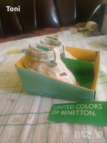 бебешки сандали Benetton обувки буйки