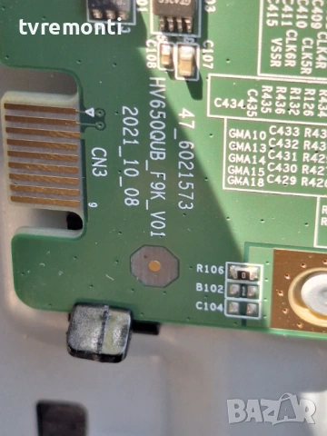 T-CON BOARD HV750QUBF9K 47-6021573 HV650QUB-F9K-V01 , for Sony KD-75X75WL 75inc DISPLAY BOEI750WQ1 1, снимка 2 - Части и Платки - 54853302