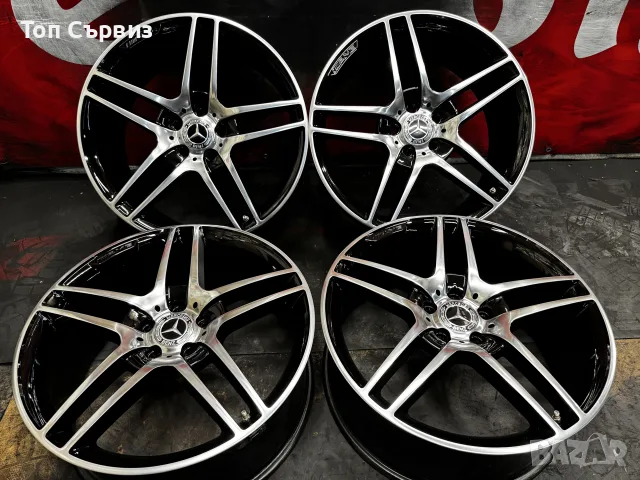 Оригинални алуминиеви джанти АМГ (AMG) за Мерцедес (Mercedes), Спорт пакет, 20 цола, 5x112, снимка 2 - Гуми и джанти - 55330654