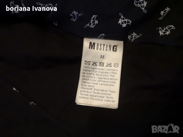 Mustang естествена кожа , снимка 10 - Якета - 54415055