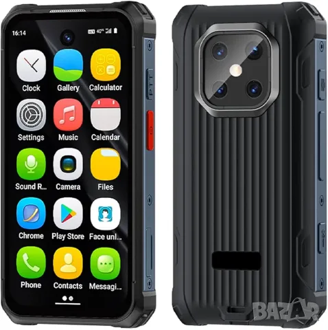 MaxO 4G Mini Rugged Cell Phone IP68 Waterproof 3.88" 6GB 128GB Android 12 Unlocked Smartphone, снимка 6 - Телефони с две сим карти - 55652635