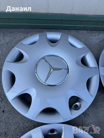 комплект оригинални тасове за Mercedes 15 цола, снимка 2 - Аксесоари и консумативи - 55674617